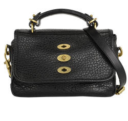 Small Bryn, Leather, Black, MIT, S/DB, 2*